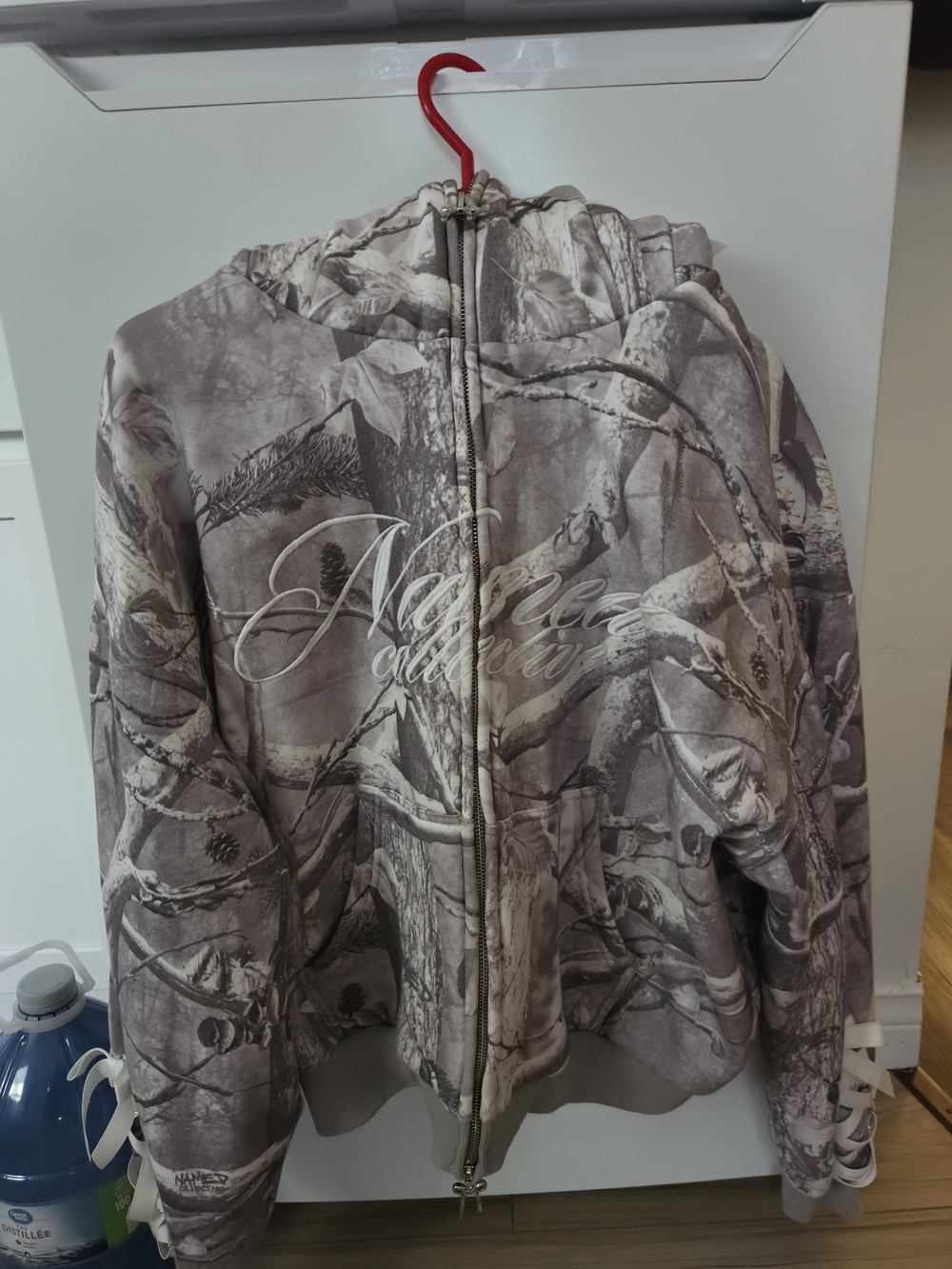 Named Collective Zip Up Ribbon Detailing